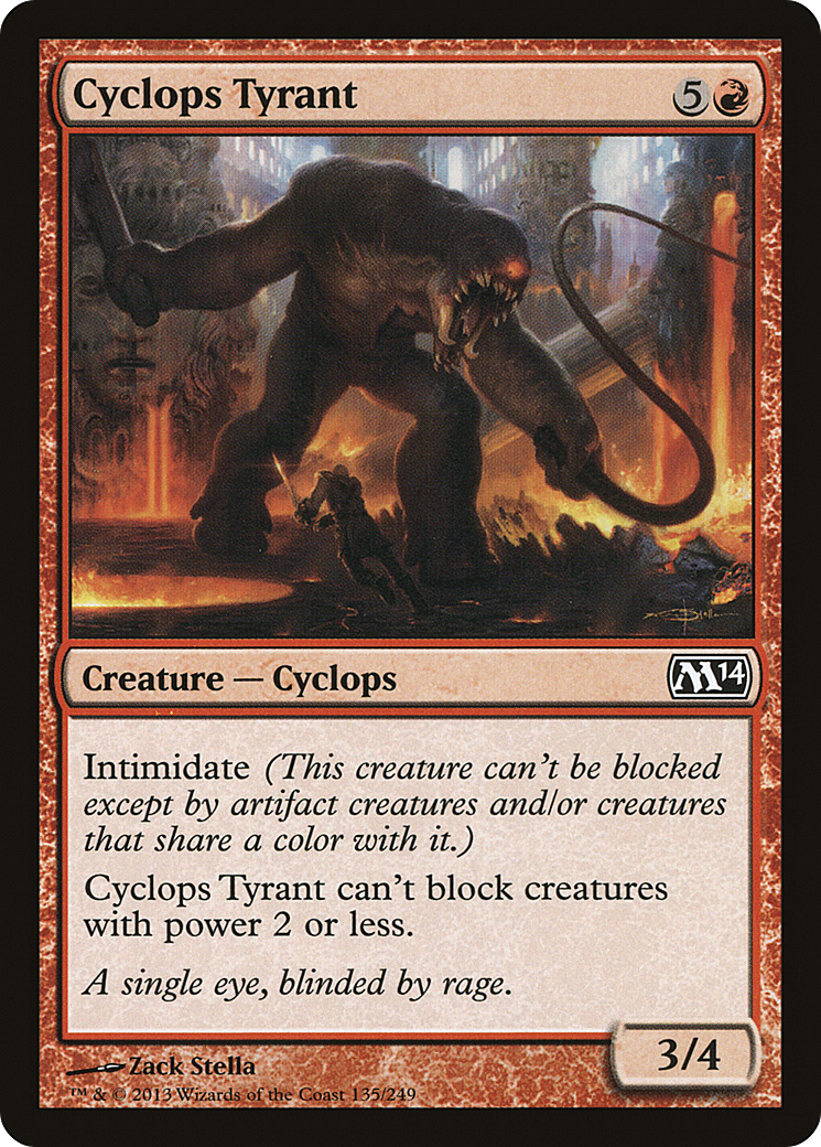 Cyclope Tyran (M14-135) - Magic 2014 Foil