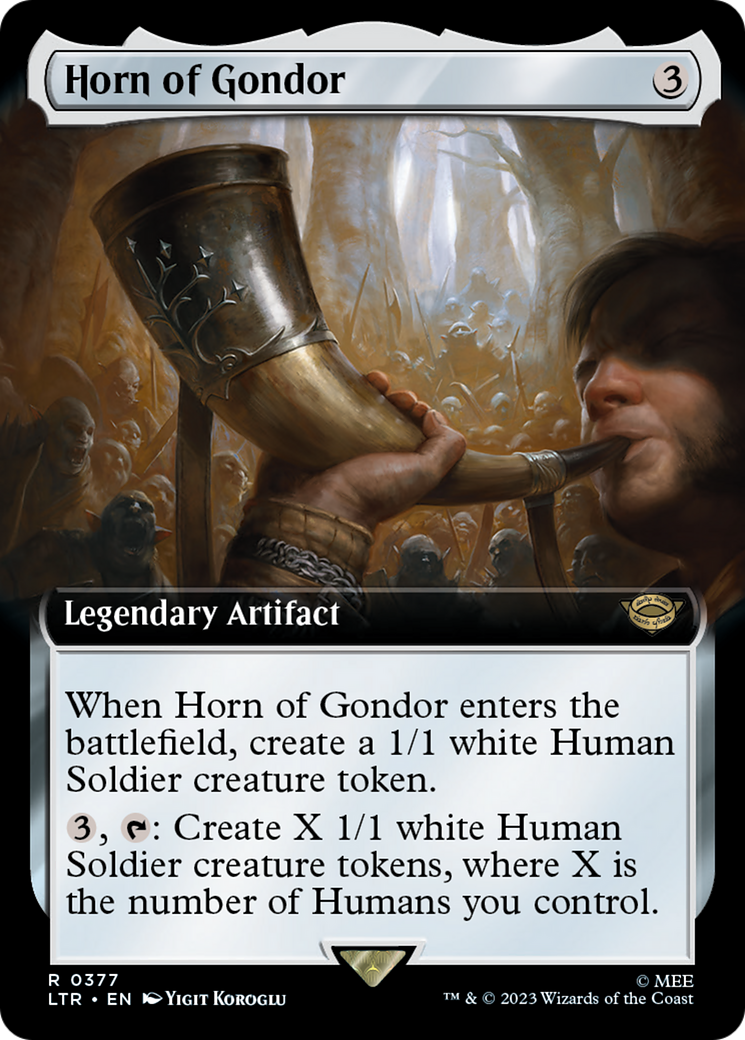 Horn of Gondor (Extended Art) (LTR-377) - The Lord of the Rings: Tales of Middle-earth: (Extended Art)