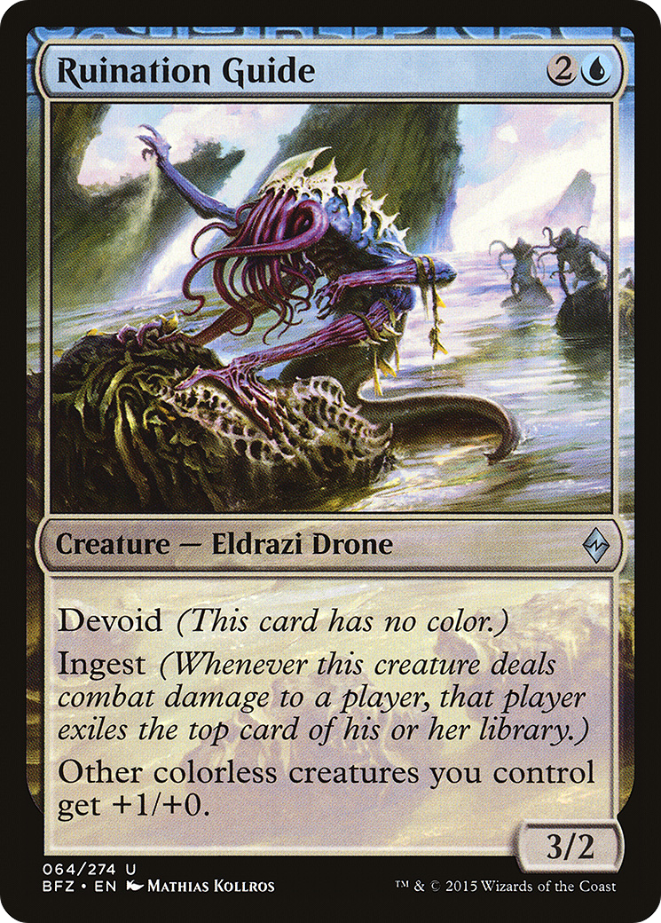 Ruination Guide (BFZ-064) - Battle for Zendikar: (devoid) Foil