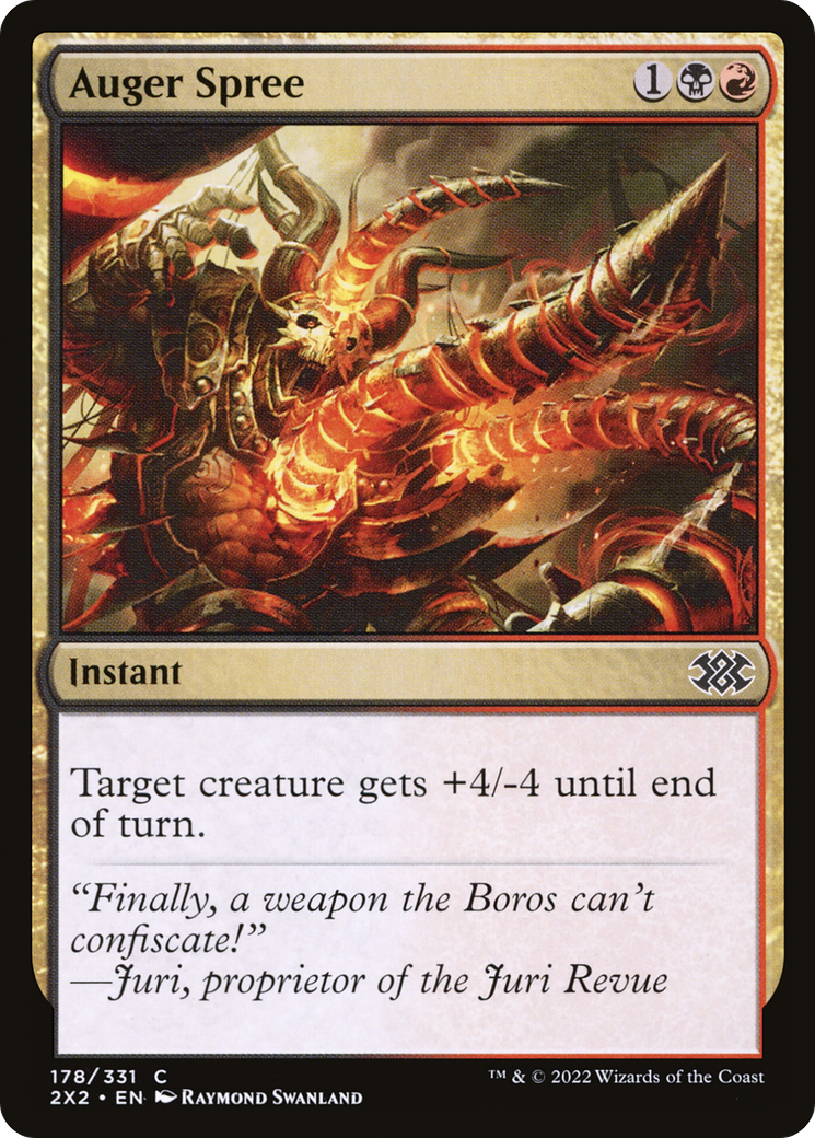 Auger Spree (2X2-178) - Double Masters 2022 Fleuret