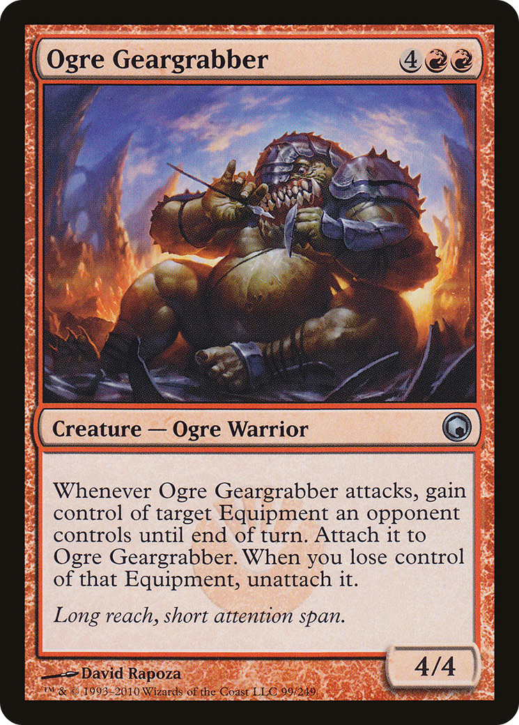 Ogre Geargrabber (SOM-099) - Scars of Mirrodin Foil