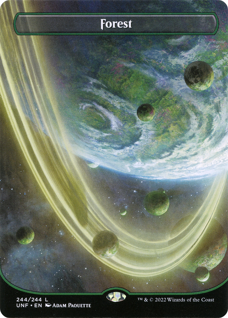 Forest (244) (Borderless) (UNF-244) - Unfinity (Borderless) Foil