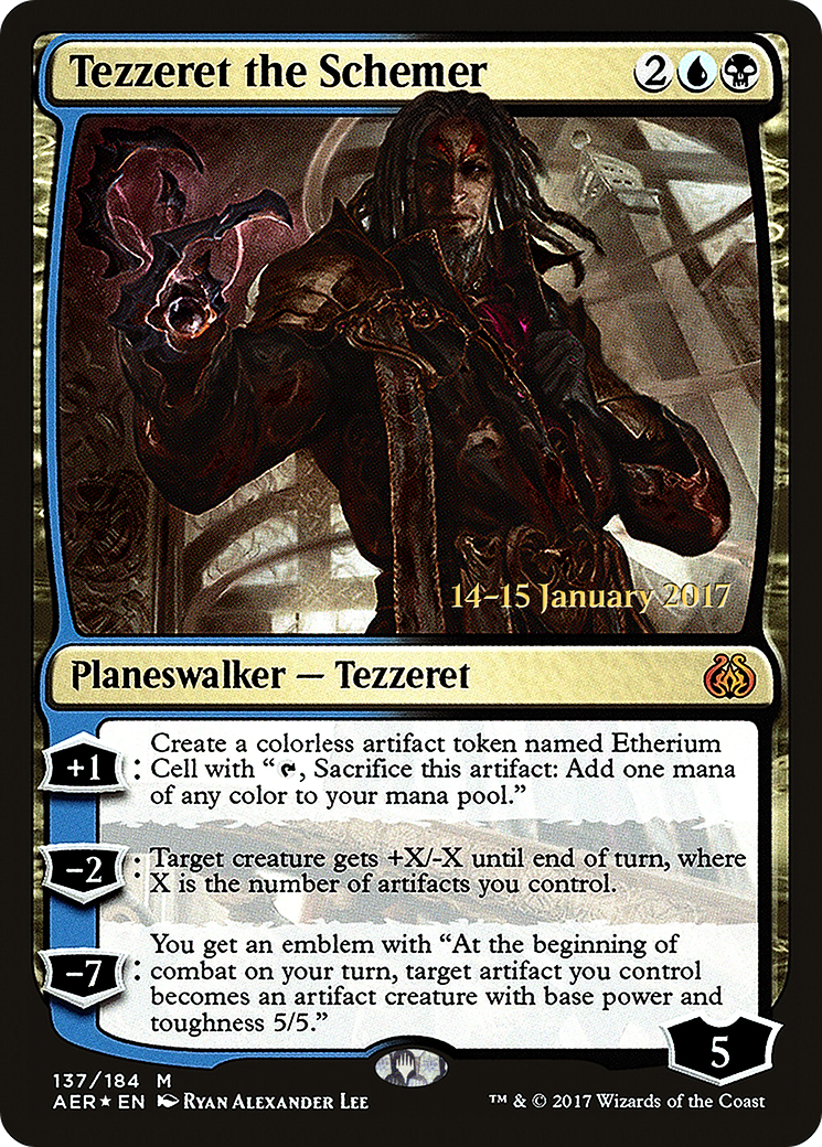 Tezzeret l'Intrigant (PAER-137S) - Promotions Aether Revolt