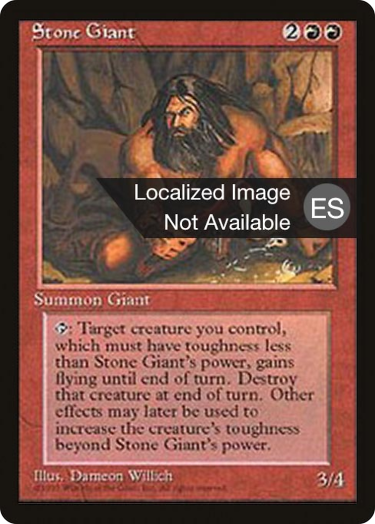 Stone Giant (4BB-) - Fourth Edition Foreign Black Border