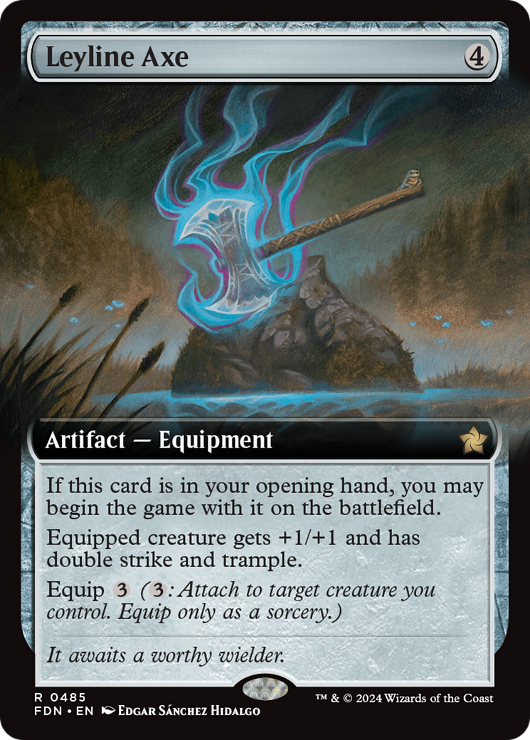Hache Leyline (FDN-485) - Fondations : (Extended Art)