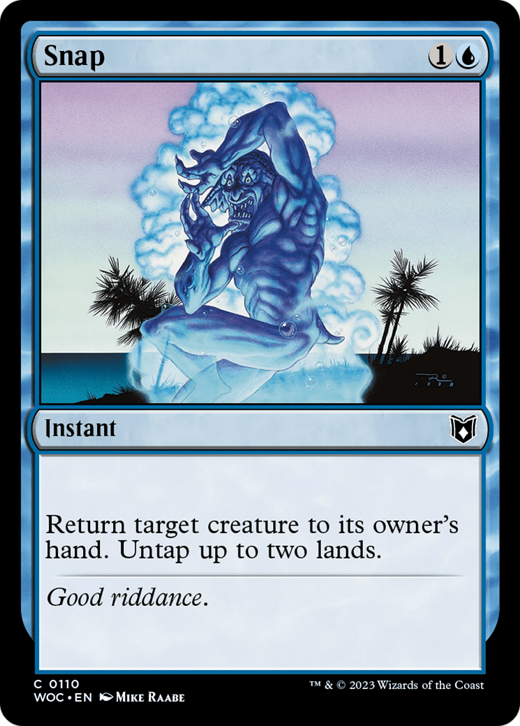 Snap (WOC-110) - Commandant des Terres sauvages d'Eldraine