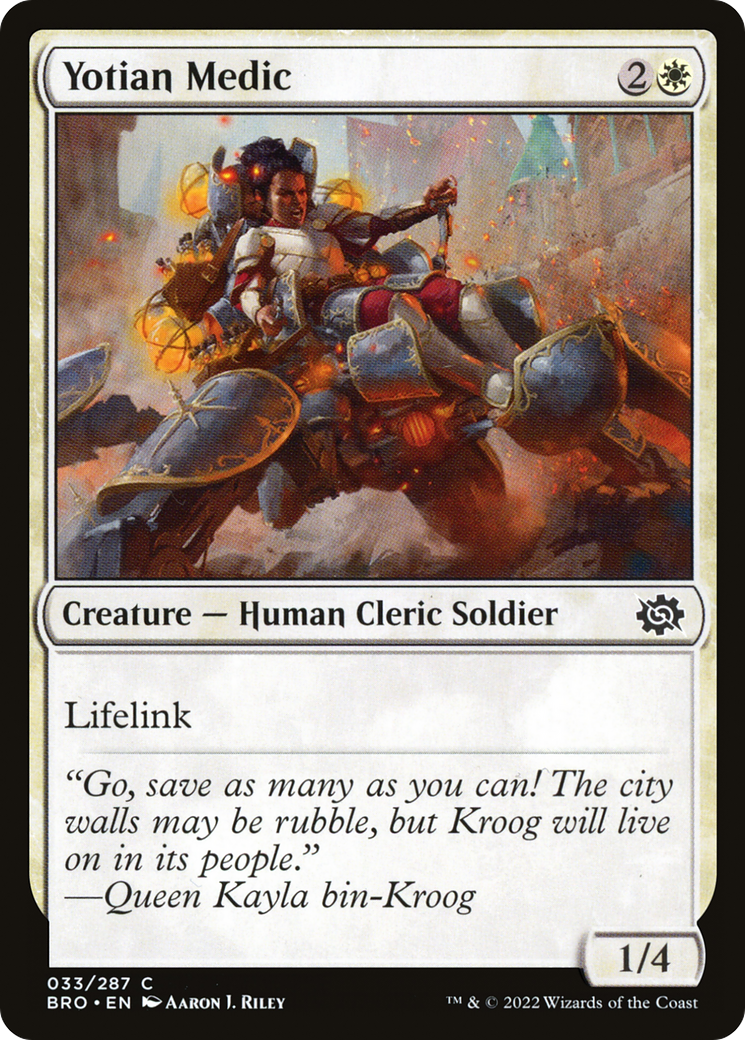 Yotian Medic (BRO-033) - The Brothers' War Foil