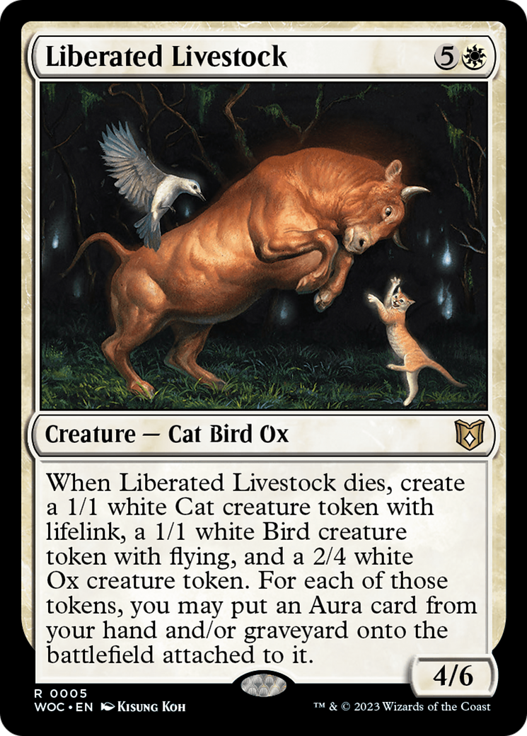 Liberated Livestock (WOC-005) - Wilds of Eldraine Commander
