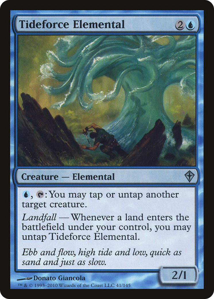 Élémentaire de force des marées (WWK-041) - Worldwake Foil
