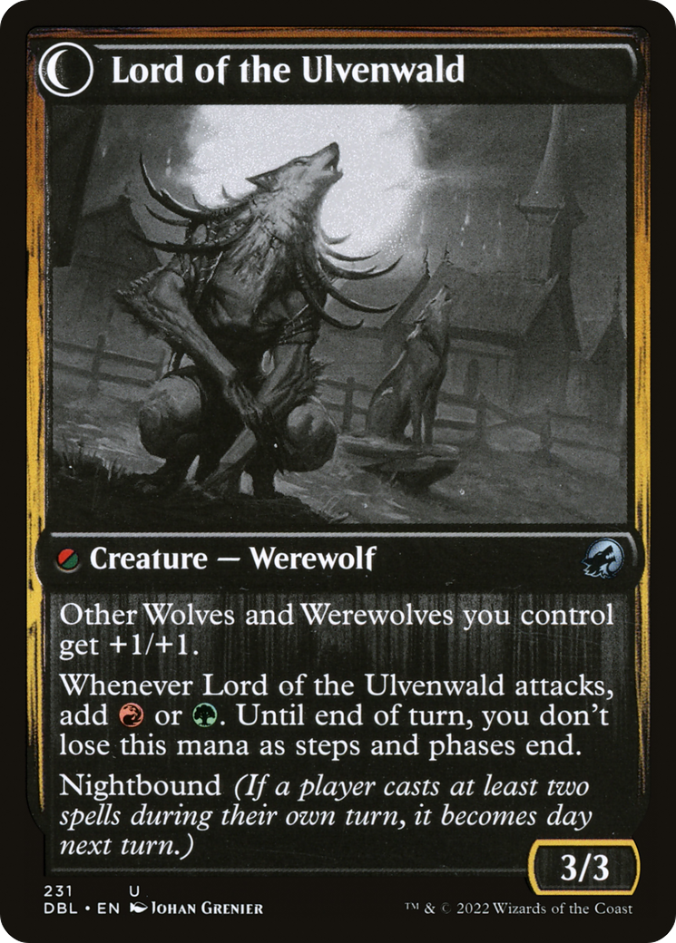 Naturaliste Kessig // Seigneur de l'Ulvenwald (DBL-231) - Innistrad : Double fonction : (Transformation double face)