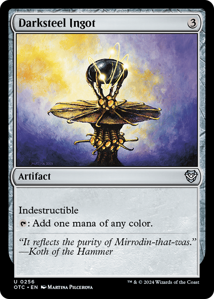 Lingot d'acier noir (OTC-256) - Commandant des Outlaws of Thunder Junction