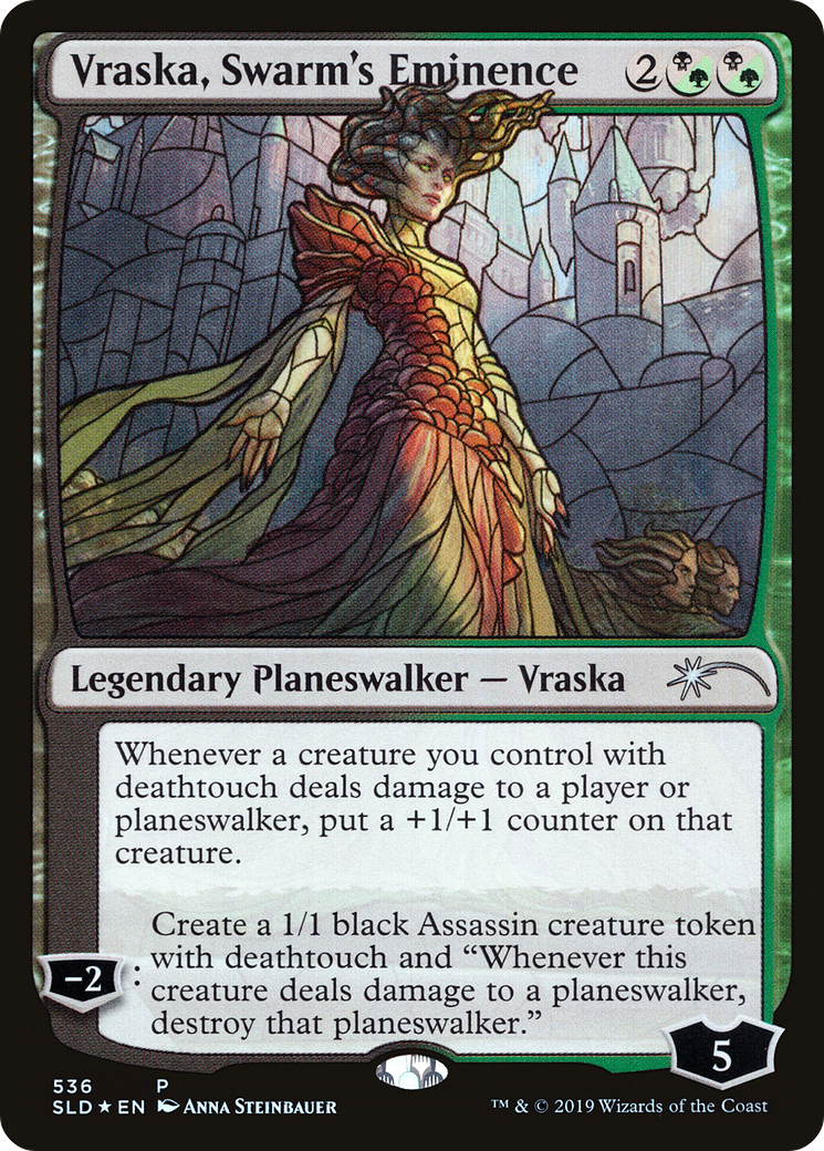 Vraska, Éminence de l'Essaim (SLD-536) - Feuille de butin Secret Lair