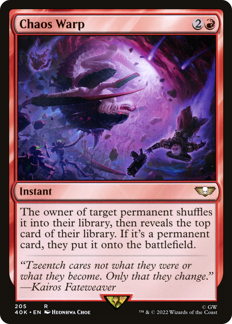 Chaos Warp (40K-205) - Commandant de Warhammer 40,000