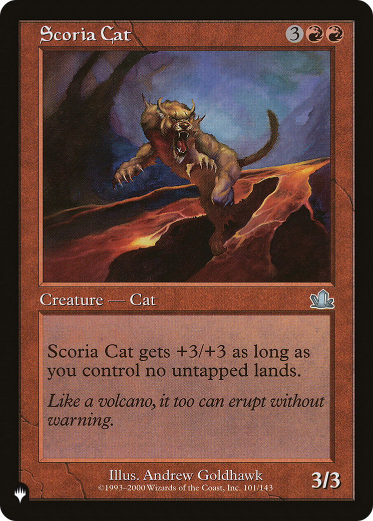 Scoria Cat (LIST-PCY-101) - The List
