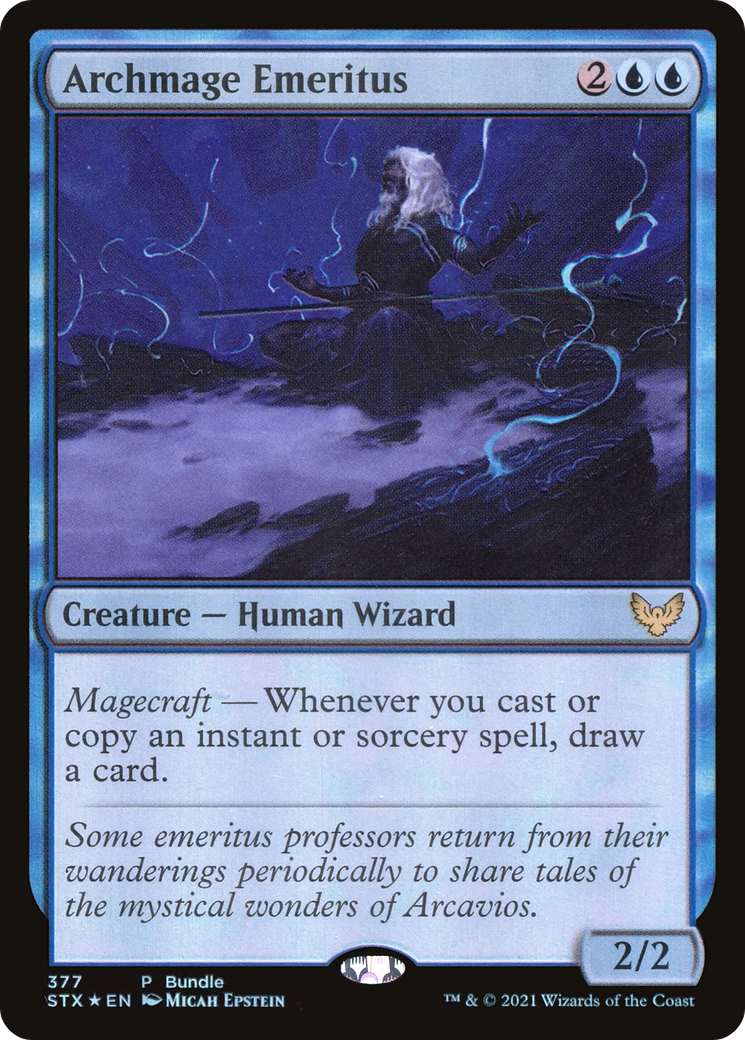 Archmage Emeritus (UMP-377) - Strixhaven: School of Mages Foil