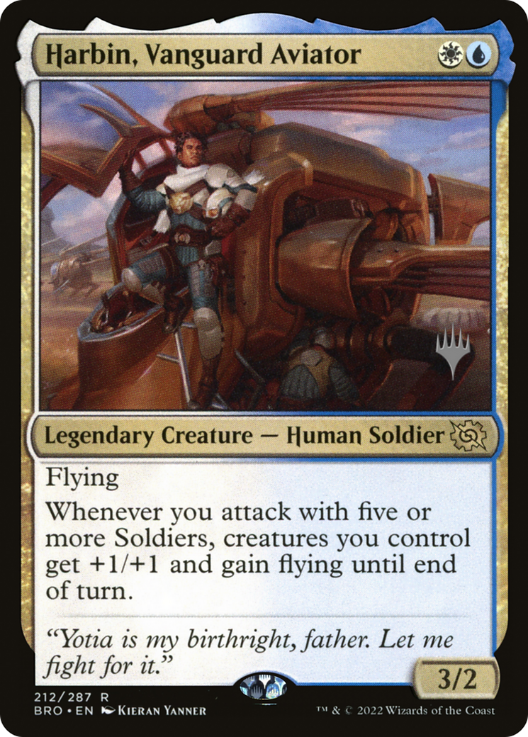 Harbin, Vanguard Aviator (PPBRO-212P) - The Brothers' War Promos Foil