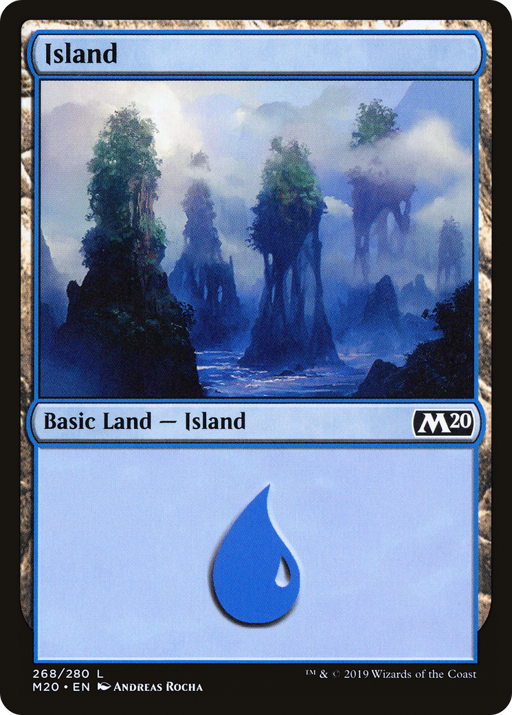 Island (268) (M20-268) - Core Set 2020