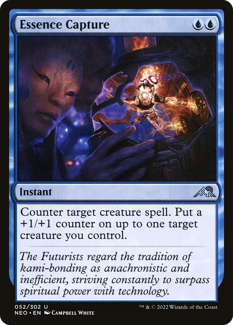 Capture d'essence (NEO-052) - Kamigawa : Neon Dynasty Foil