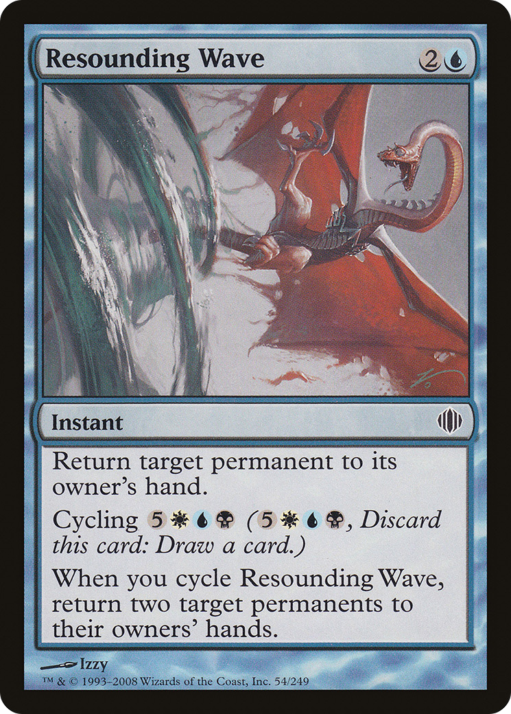 Resounding Wave (ALA-054) - Shards of Alara Foil
