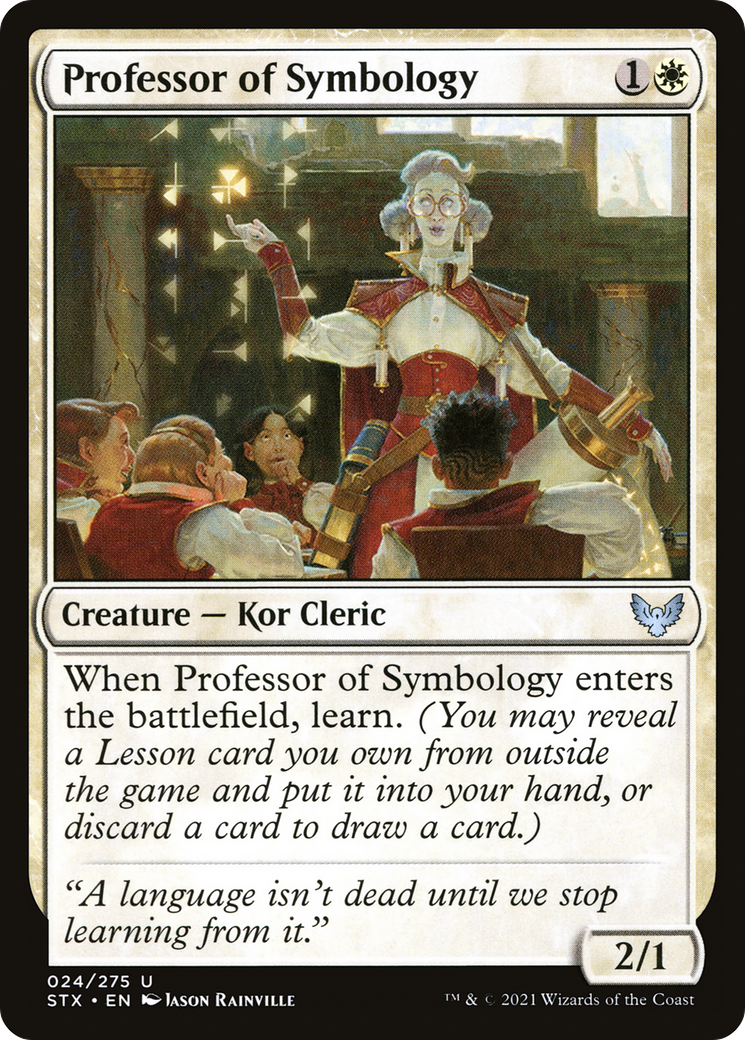 Professeur de symbologie (STX-024) - Strixhaven : École des mages (Foil)