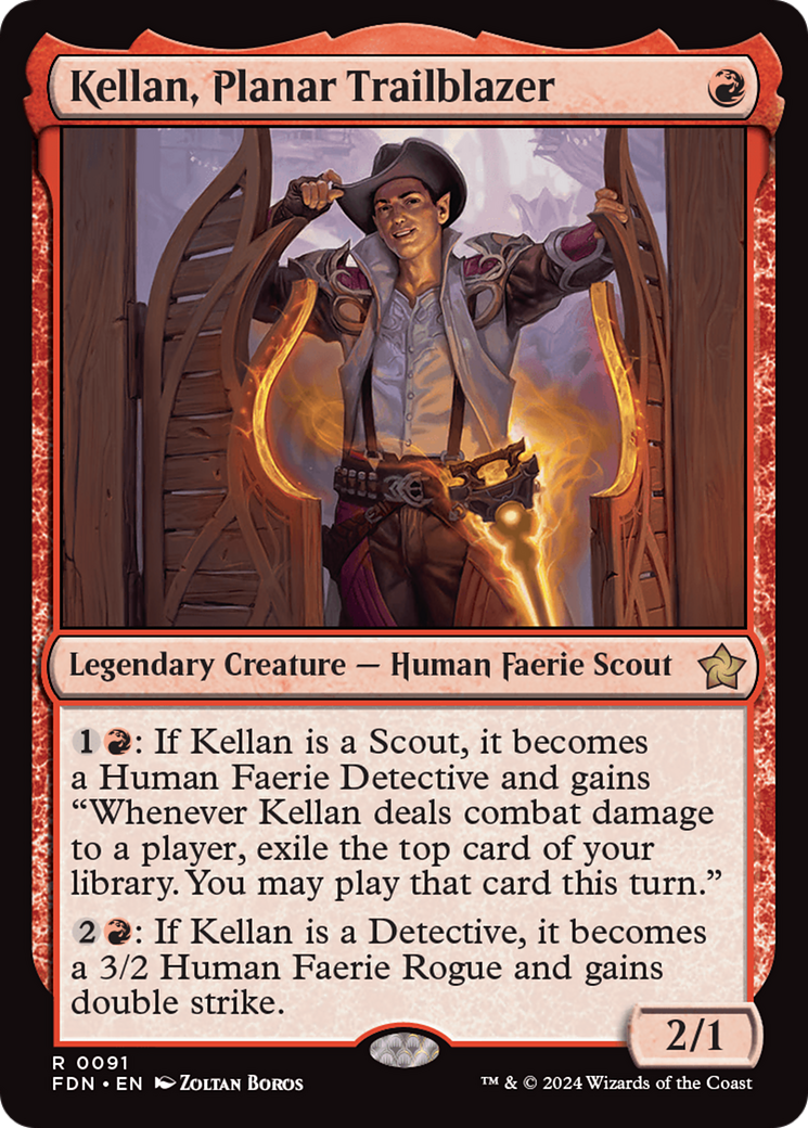 Kellan, Planar Trailblazer (FDN-091) - Feuille de fondations