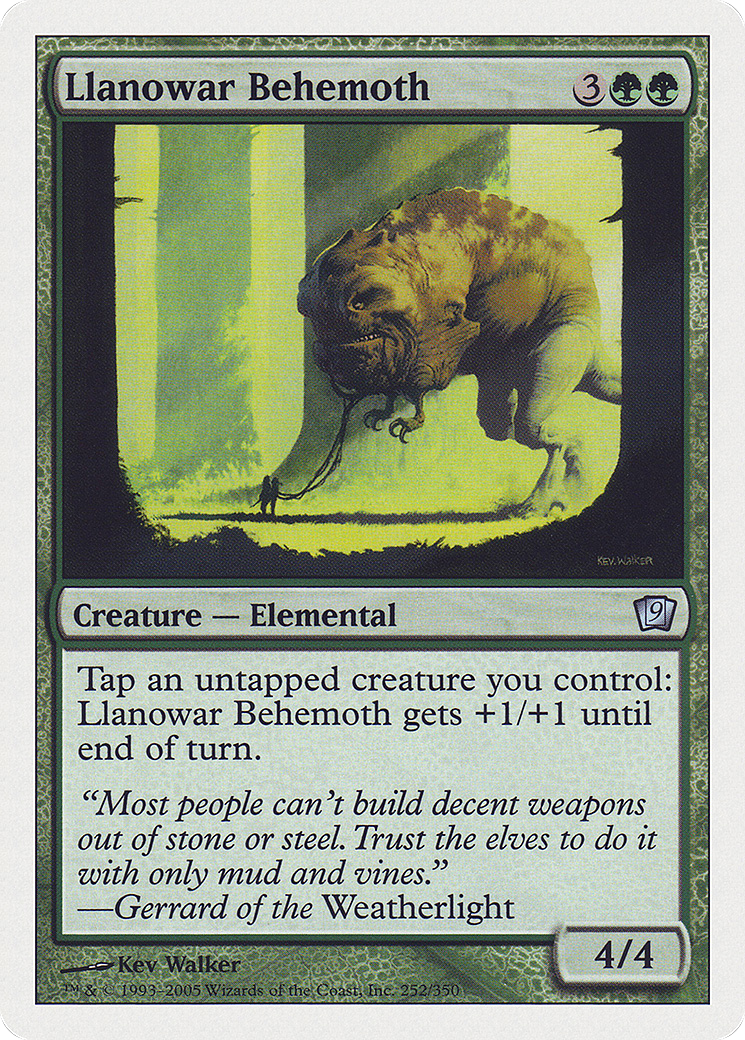 Llanowar Behemoth (9ED-252) - Ninth Edition