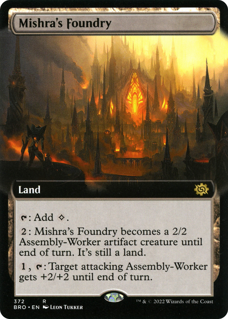 Mishra's Foundry (Extended Art) (BRO-372) - The Brothers' War: (Extended Art) Foil