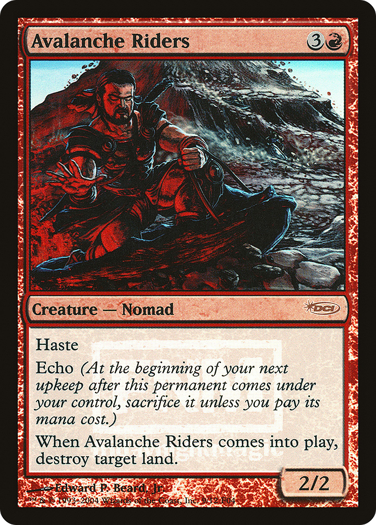 Avalanche Riders (FNM-009) - Friday Night Magic 2004 Foil