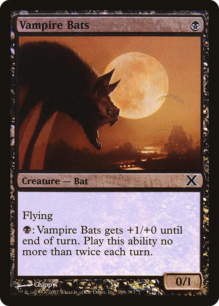 Vampire Bats (10E-186★) - Tenth Edition Foil