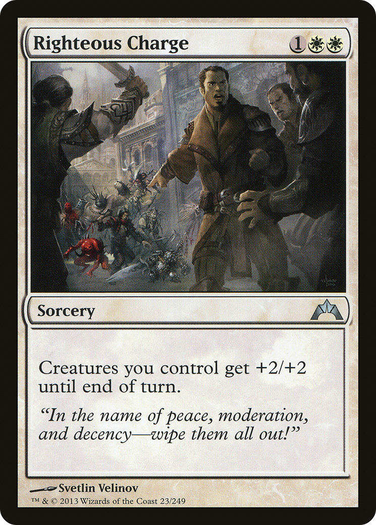 Charge vertueuse (GTC-023) - Gatecrash Foil