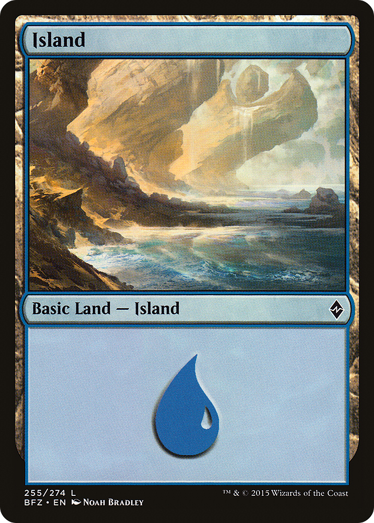 Island (255) (BFZ-255A) - Battle for Zendikar