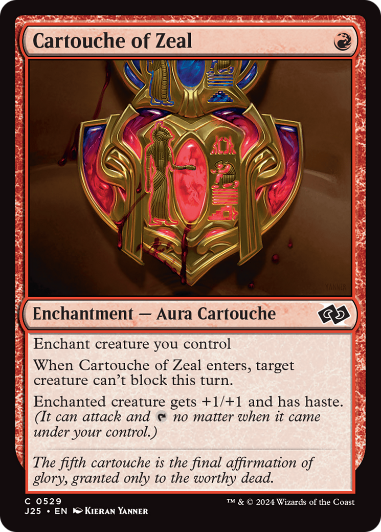 Cartouche of Zeal (J25-529) - Foundations Jumpstart