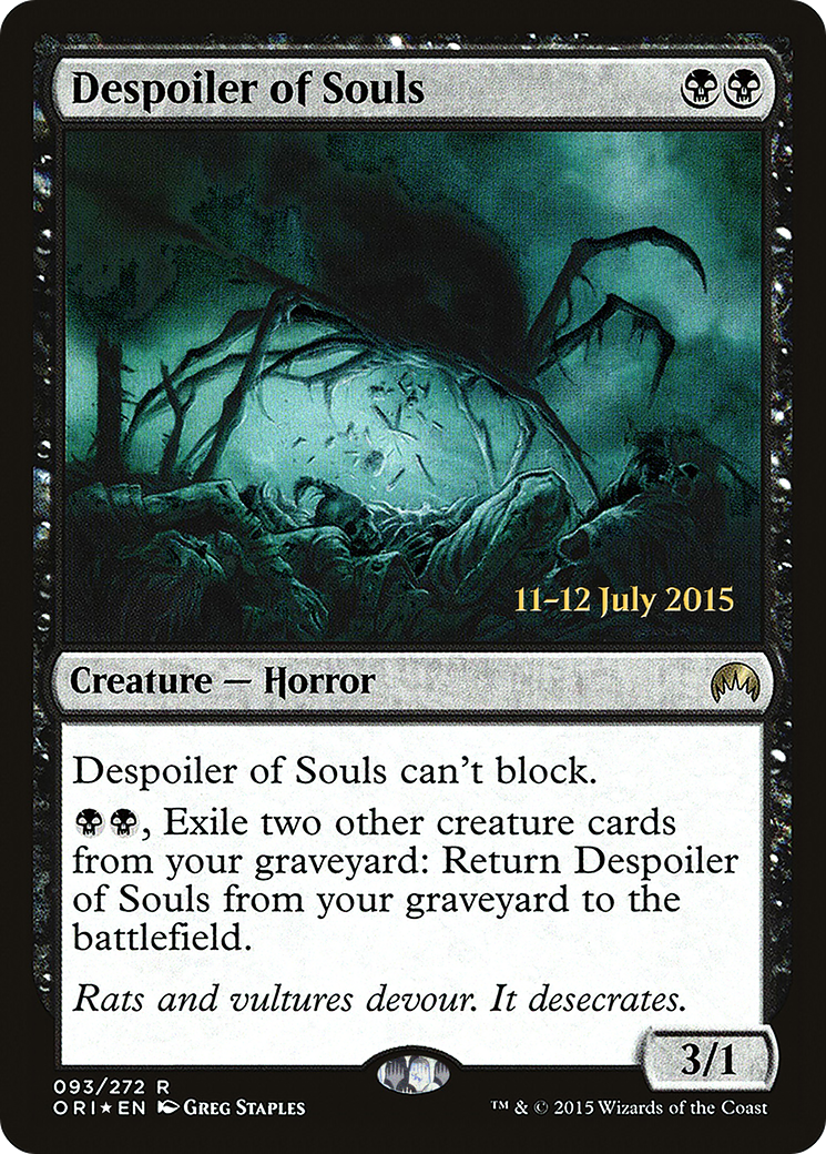 Despoiler of Souls (PORI-93S) - Cartes promotionnelles Magic Origins