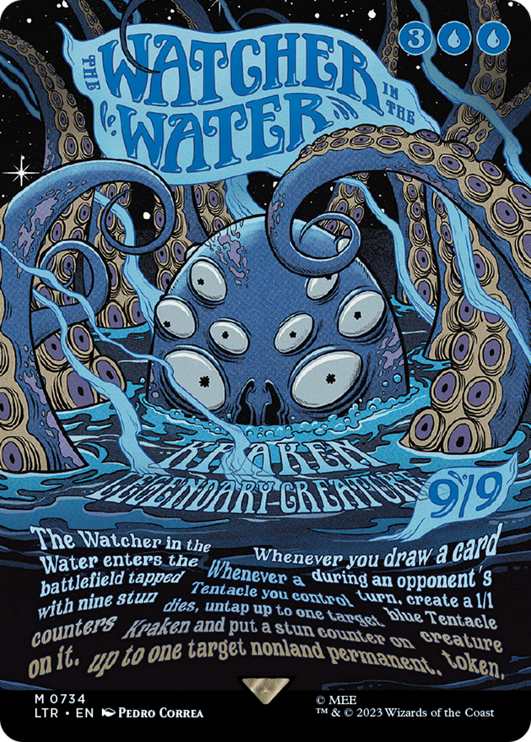 The Watcher in the Water (Borderless Poster) (LTR-734) - The Lord of the Rings: Tales of Middle-earth (Borderless) Foil