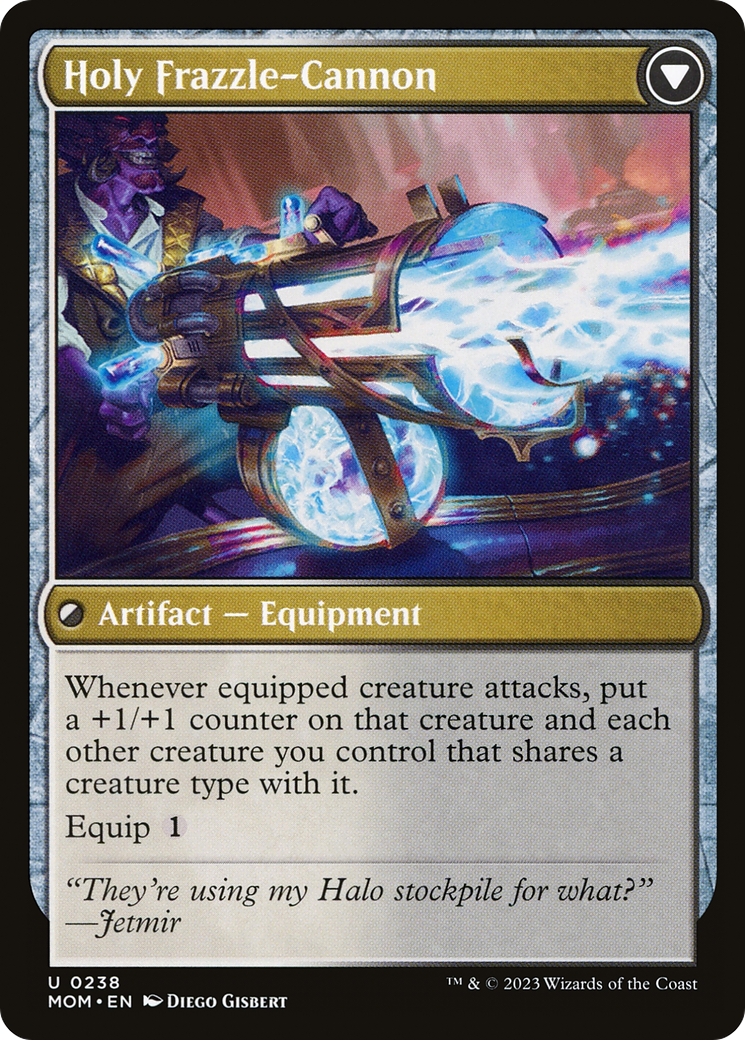 Invasion de New Capenna // Holy Frazzle-Cannon (MOM-238) - March of the Machine Foil
