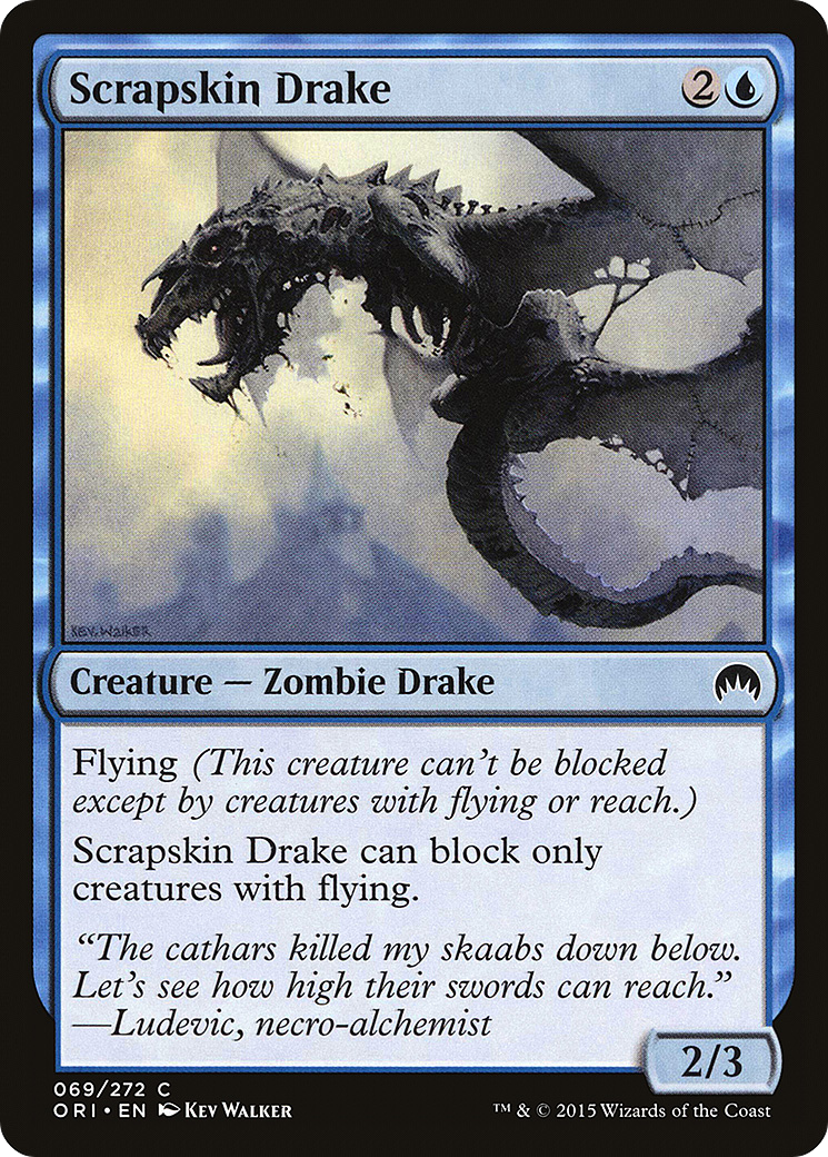 Scrapskin Drake (ORI-069) - Magic Origins Foil