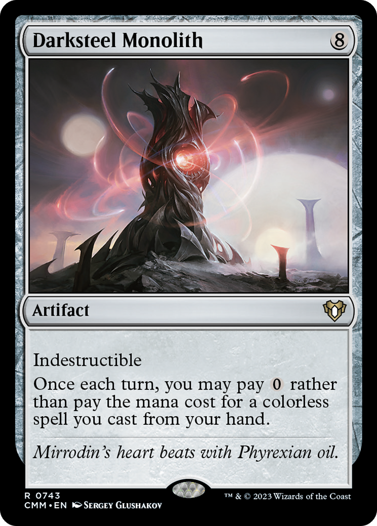 Monolithe d'acier sombre (CMM-743) - Commander Masters