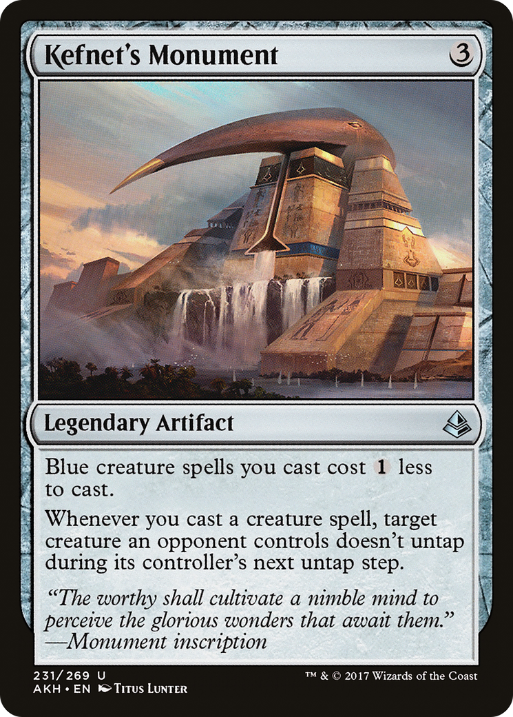 Monument de Kefnet (AKH-231) - Feuille d'Amonkhet