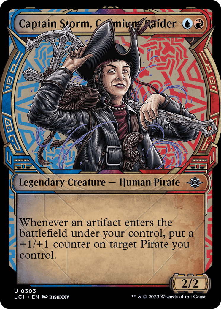 Captain Storm, Cosmium Raider (Showcase) (LCI-303) - The Lost Caverns of Ixalan: (Showcase) Foil