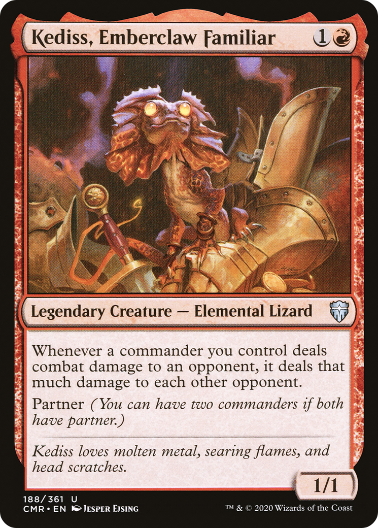 Kediss, familier Griffes de Braise (CMR-188) - Commander Legends