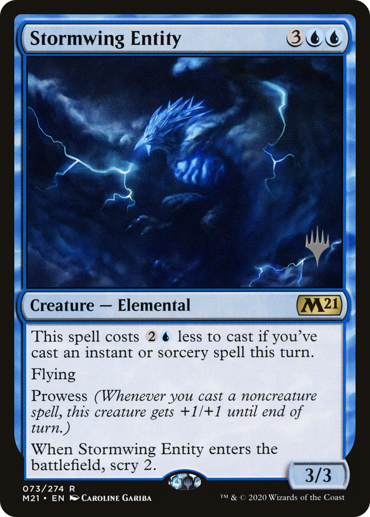 Stormwing Entity (PPM21-073) - Core Set 2021 Promos Foil