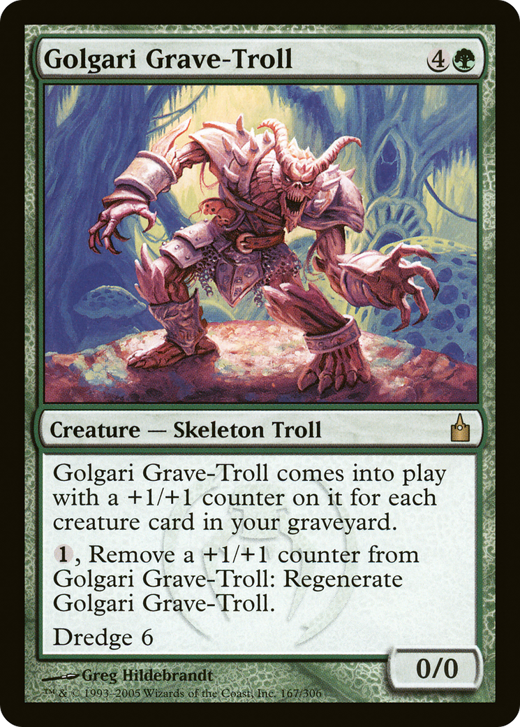 Troll des Tombes de Golgari (RAV-167) - Ravnica : La Cité des Guildes