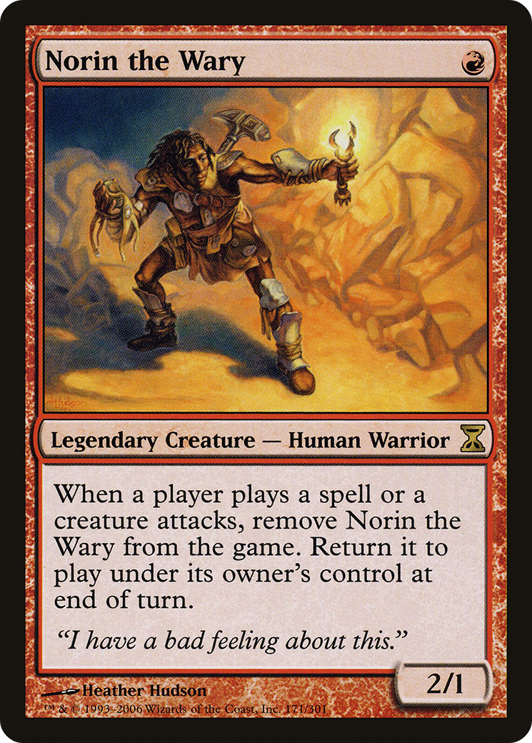 Norin the Wary (TSP-171) - Time Spiral Foil