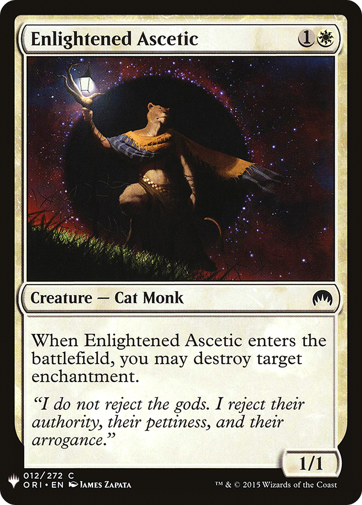 Enlightened Ascetic (LIST-012) - The List