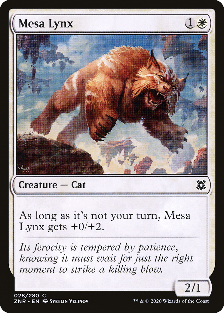Mesa Lynx (ZNR-028) - L'Ascension de Zendikar