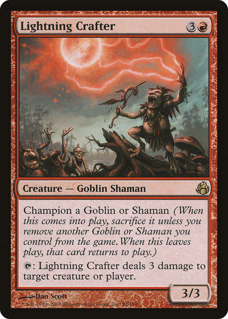 Lightning Crafter (MOR-093) - Feuille de Matin