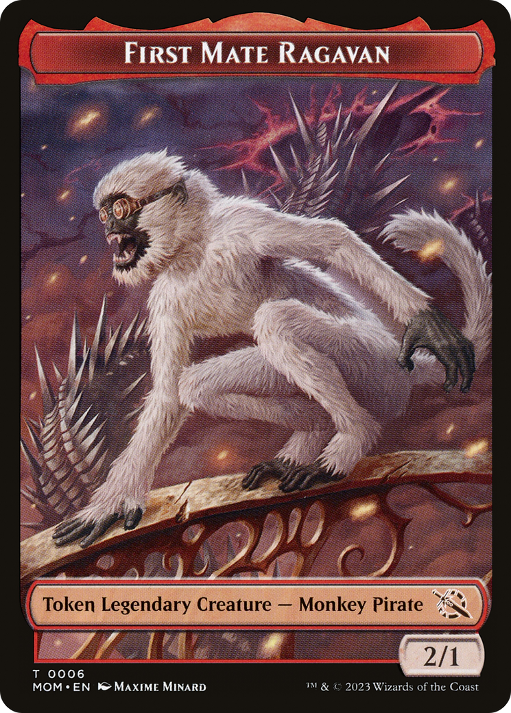 First Mate Ragavan (TMOM-006) - March of the Machine Tokens Foil