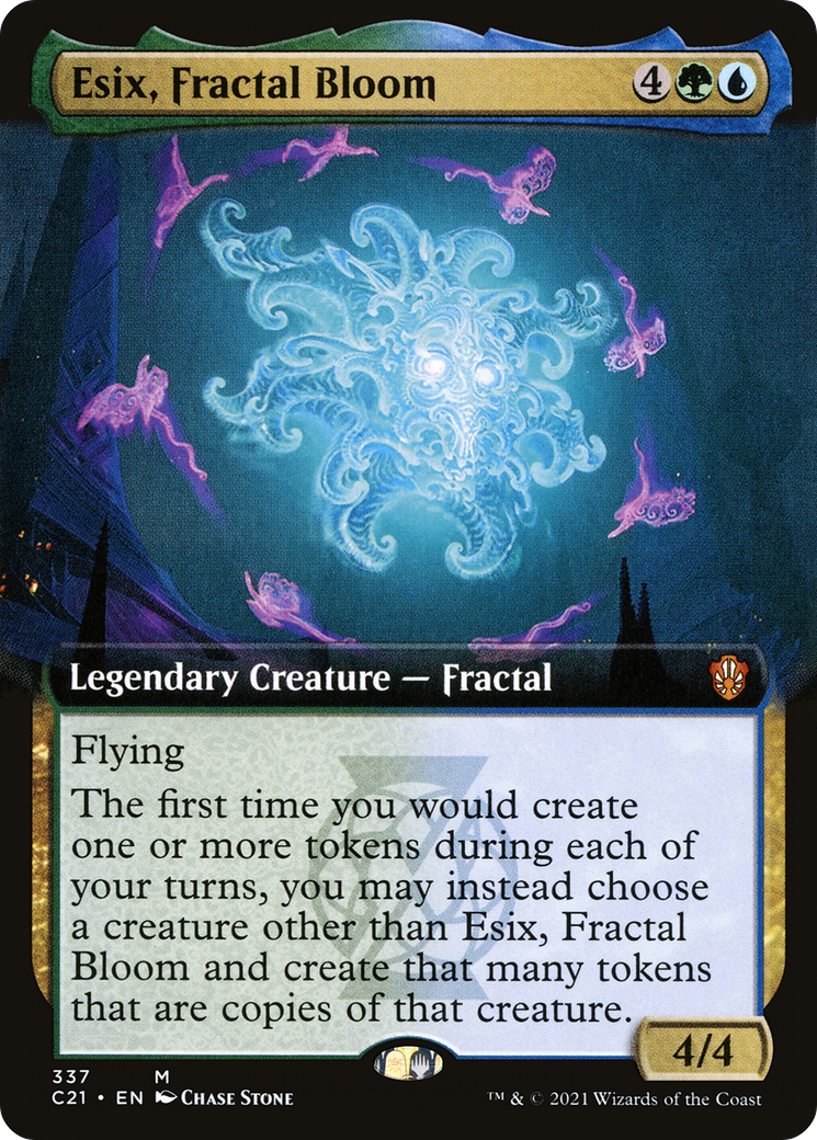 Esix, Fractal Bloom (C21-337) - Commander 2021 : (Extended Art)