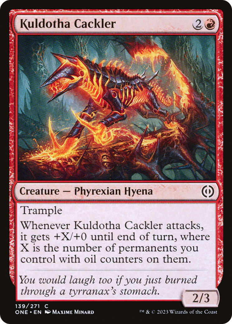 Kuldotha Cackler (ONE-139) - Phyrexia : Tous ne seront qu'un seul faire-valoir