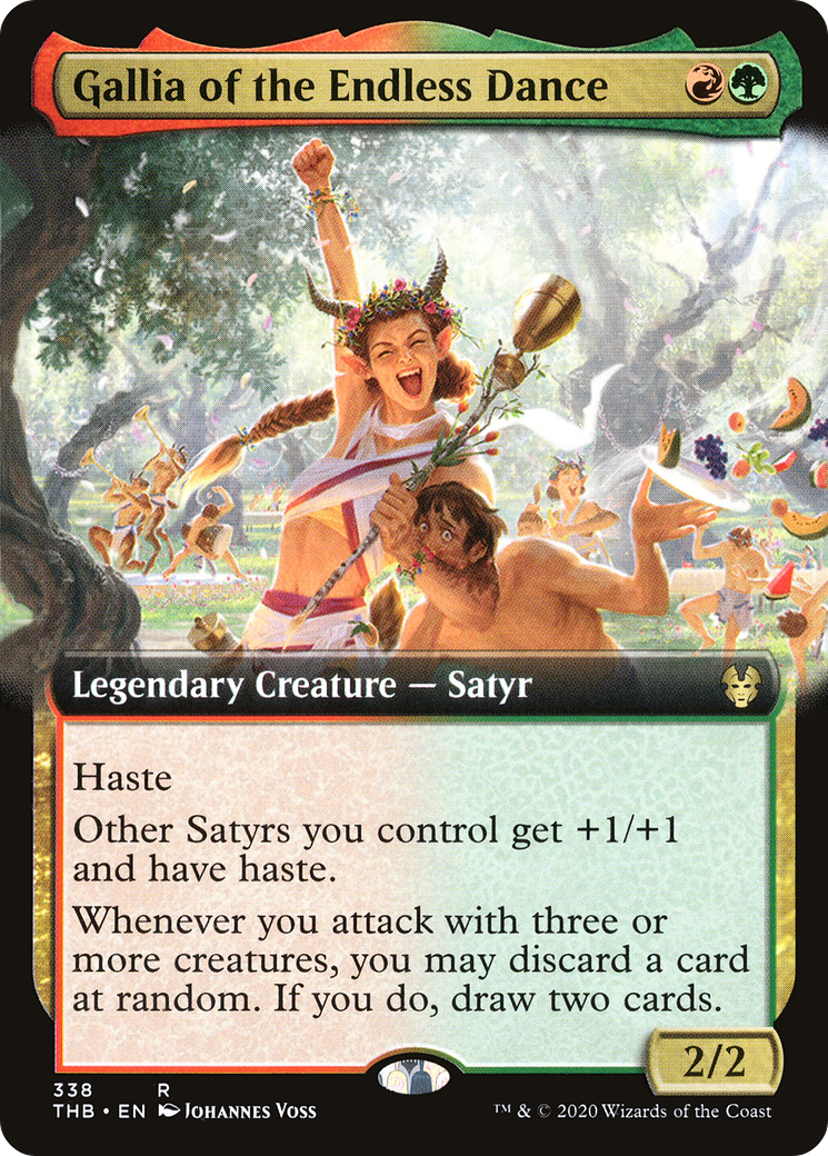 Gallia de la danse éternelle (THB-338) - Theros au-delà de la mort : (Extended Art) Foil
